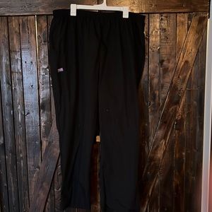 3xl black scrub pants